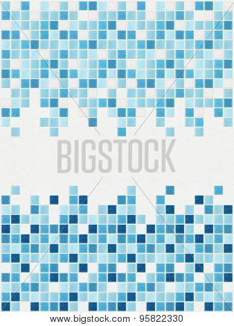 small square tiles of blue color