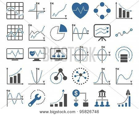Dotted Charts Icons