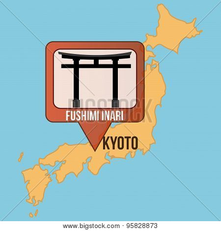 Famous buildings and maps