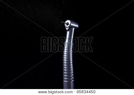 dental turbine black background