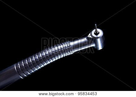 dental turbine black background