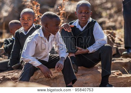 African little boys
