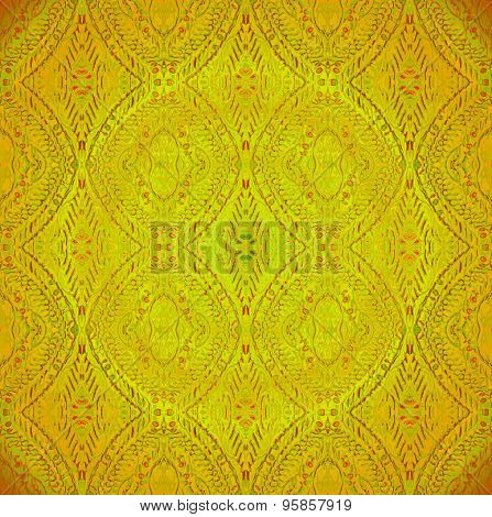 Seamless pattern yellow brown