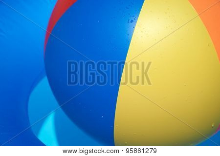 Floating Tire And Beach Ball