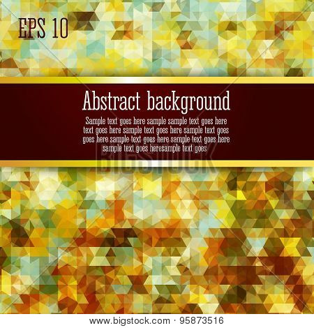 Abstract background with geometric elements, slightly look like classic or expressionists paintings.