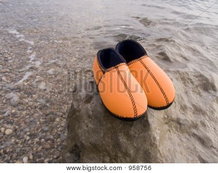 Am Ufer des Meeres