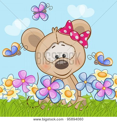 Mouse With Flowers