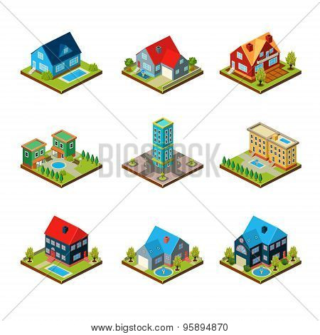 Private House 3d Isometric