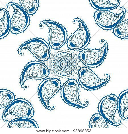 Seamless Blue Pattern