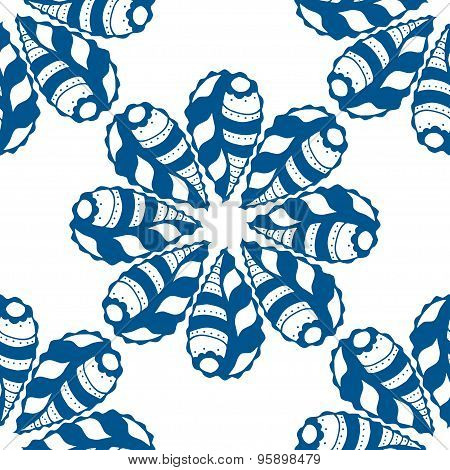 Seamless Blue Pattern