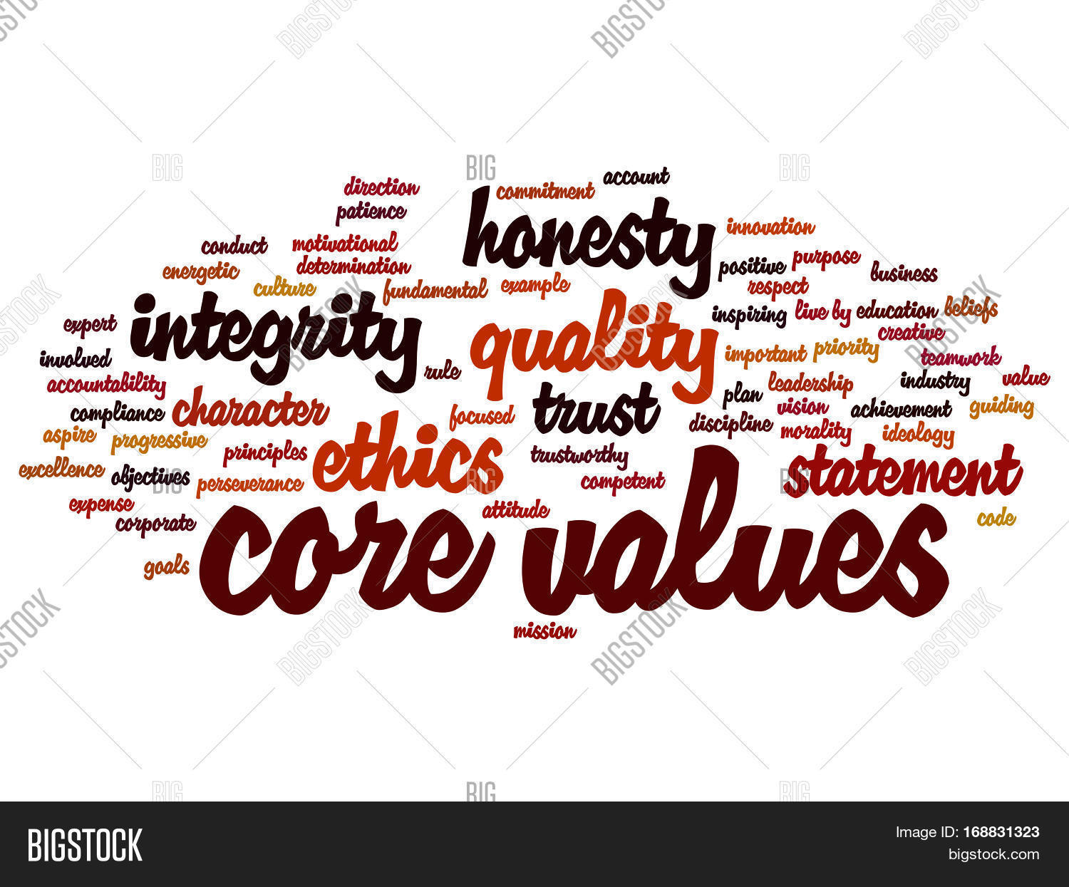 Conceptual Core Values Image & Photo (Free Trial) | Bigstock