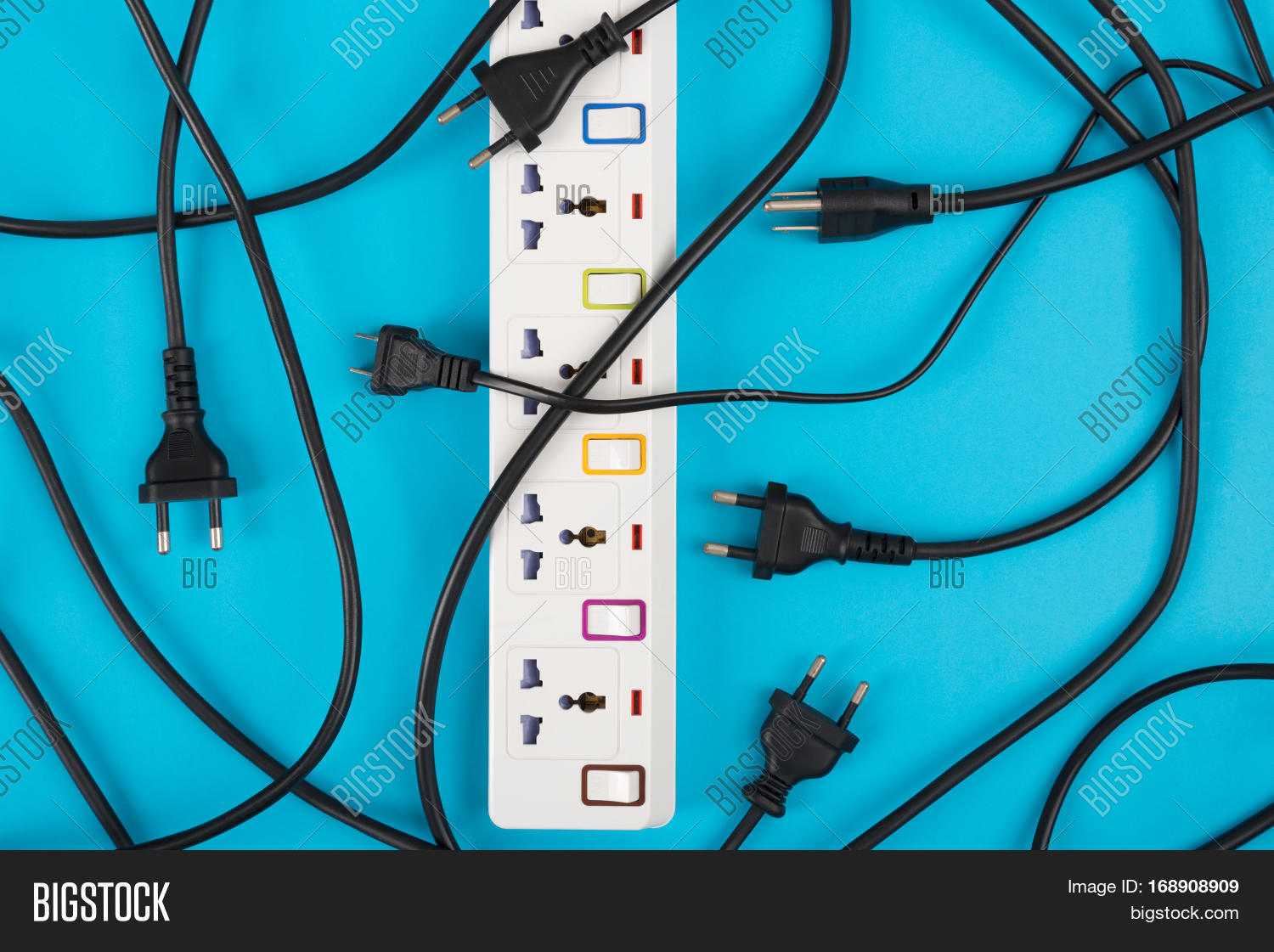 Messy Electrical Cords Image & Photo (Free Trial) Bigstock