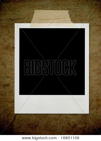 altes Photo an Wand