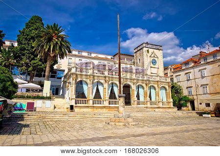 Hvar Central Square Landmarks View