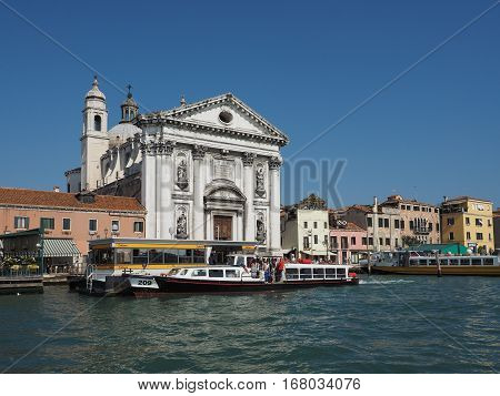 Giudecca Canal In Venice