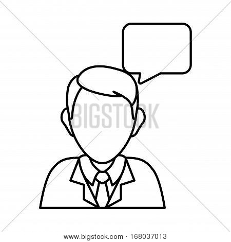 Chat bubble speakbox icon vector illustration graphic design