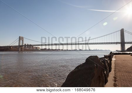George Washington Bridge From Fort Lee Historic Park