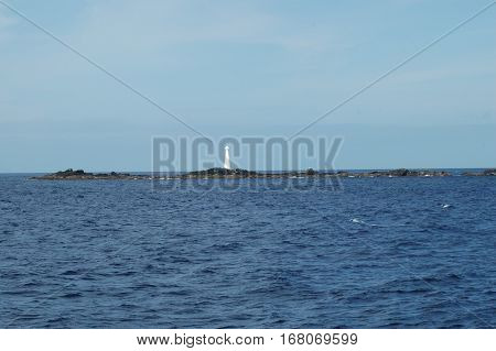Landscape of the islanders of Formigas, Azores, Portugal