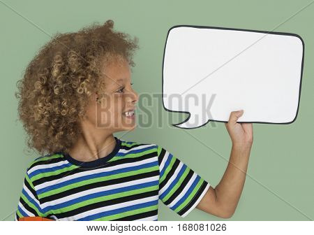 Little Caucasian Boy Smiling Chatbox
