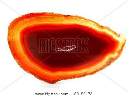 agate semigem geode crystals geological mineral isolated
