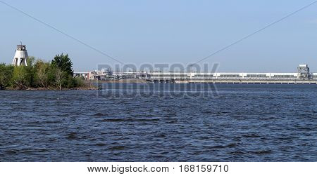 Summer River Landscape