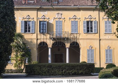 Costa Lambro (Monza Brianza Lombardy Italy): the historic Villa Stanga Busca Borromeo exterior