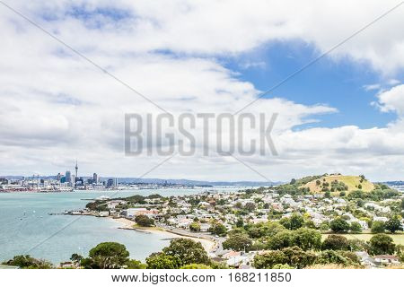 auckland city view from devonport
