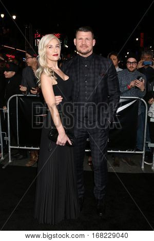 LOS ANGELES - JAN 19:  Rebecca Bisbing, Michael Bisping at the 