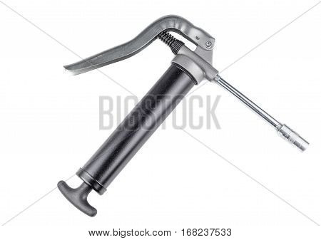 Grease gun isolated on a white background