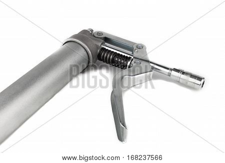 Grease gun isolated on a white background