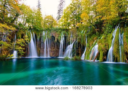 Waterfalls Of Plitvice National Park