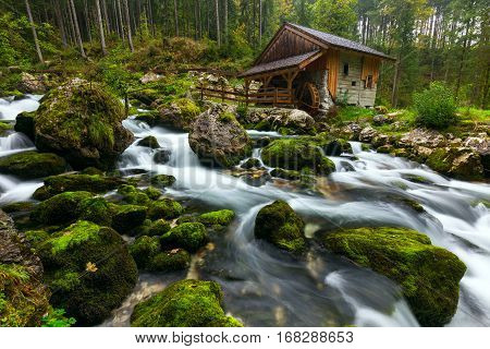 Old Mill Near Golling An Der Salzach, Austria