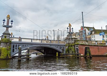 Street View In Amsterdam Historical City Center