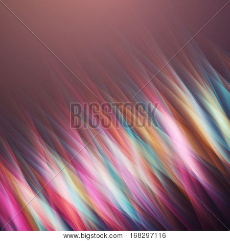 Illustration of Digital Glith Futuristic Effect. Abstract Vector Glowing Neon Party Background. Motion Energy Magic Light