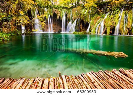 Waterfalls Of Plitvice National Park