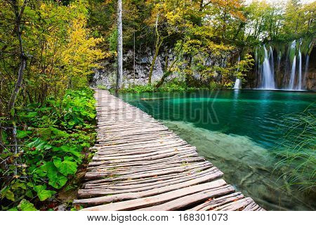 Waterfalls Of Plitvice National Park