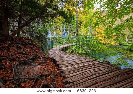 Waterfalls Of Plitvice National Park