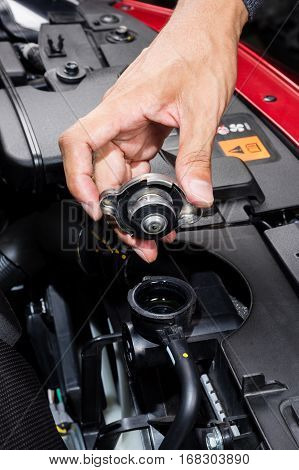 coolant system in the car, transportation concept