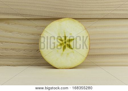 cut fresh juicy natural sour apple summer
