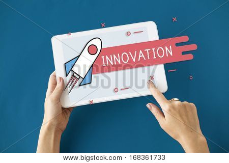 Start Up Business Venture Goals Rocket