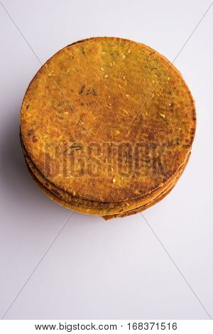 Indian famous delicious Fenugreek khakra or kasuri methi, gujarathi or gujrati snacks