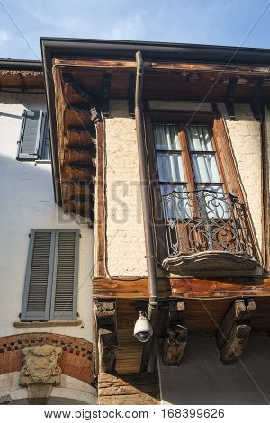 Monza (Brianza Lombardy Italy): historic buildings along via Lambro