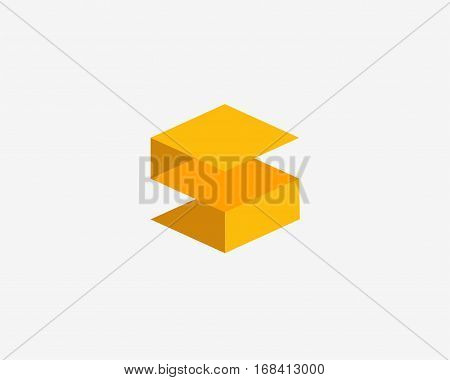 Letter S icon alphabet symbol. Letter S logo icon design vector sign.
