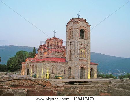 Church of St. Panteleimon Ohrid Republic of Macedonia.