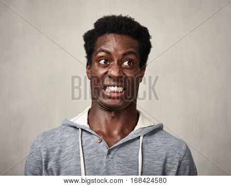Man disgusted