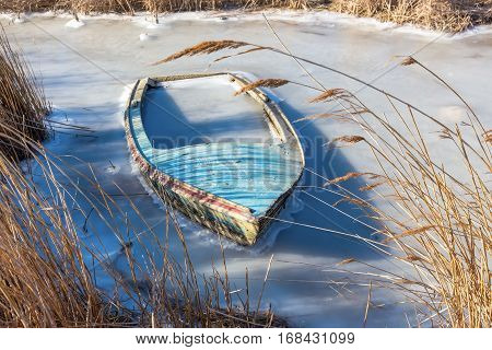 Froze The Lagoon Kalochori In Northern Greece