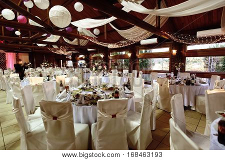 Amazing Luxury Decorated Place For Wedding Reception, Catering In Restaurant