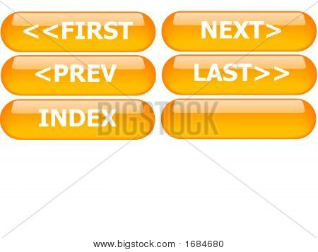 Navigation Buttons Orange