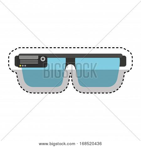 smartglass gadget isolated icon vector illustration design