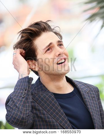 Xavier Dolan attends 'It's Only The End Of The World (Juste La Fin Du Monde)' during the Photocall - The 69th Cannes Film Festival on May 19, 2016 in Cannes.